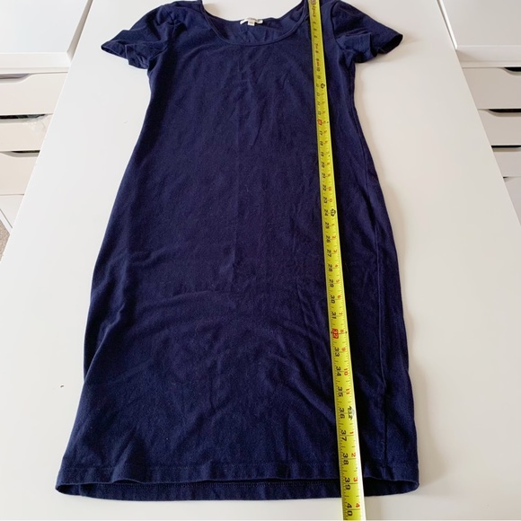 Zenana Premium navy t-shirt midi bodycon dress size large - Picture 7 of 7